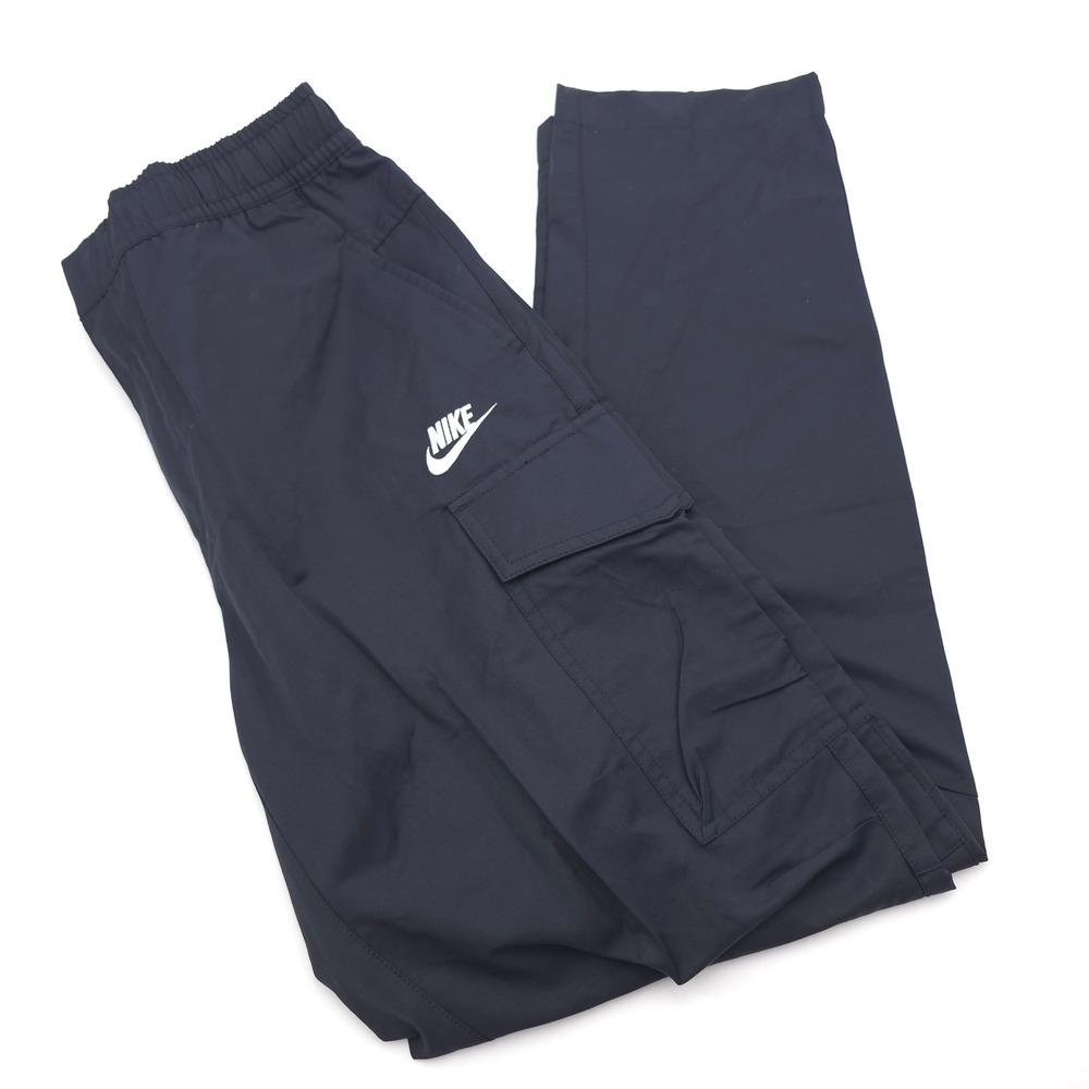 Nike Mens Size Medium Cargo Pants Black Woven Tapered Sportswear DD5207-010